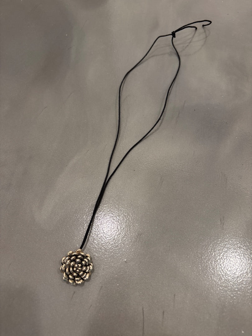 Various Necklace, Black/silver, One Size