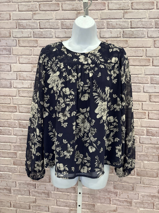 Lucky Brand Shirt, Navy/white, Medium, Used - Good