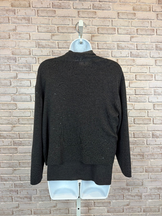 Eileen Fisher Merino Wool Cardigan & tank set, Grey, XL, Used - Excellent