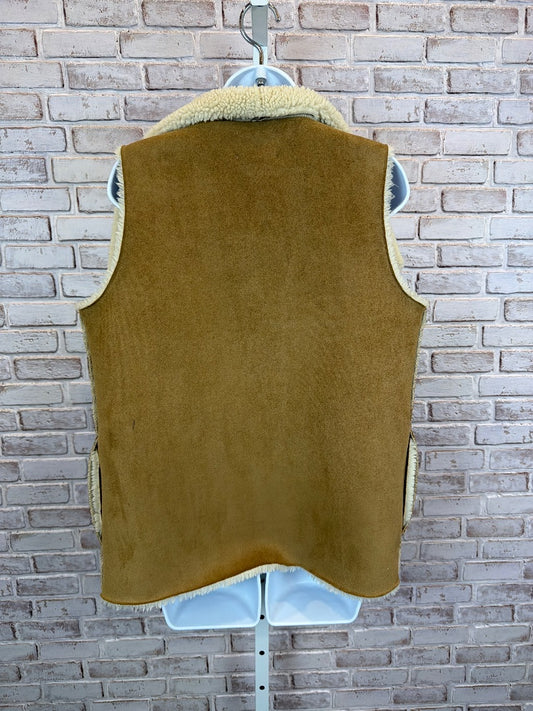 Velvet Vest, Tan, Small, Used - Excellent