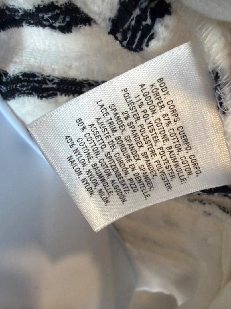 9-H15 StCL Cardigan – Navy/White Stripes, Size XS – Excellent Condition