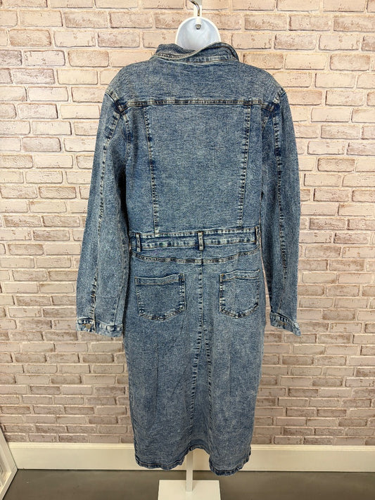 Andthewhy Dress, Denim, XL, Used - Excellent