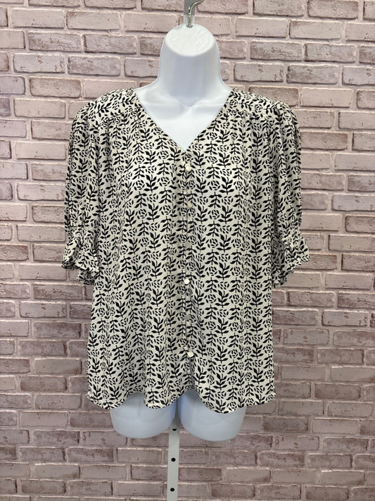 Loft Shirt, Black/white, Small, Used - Good