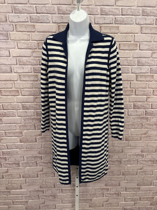 Various Cardigan, Blue/white, Medium, Used - Good