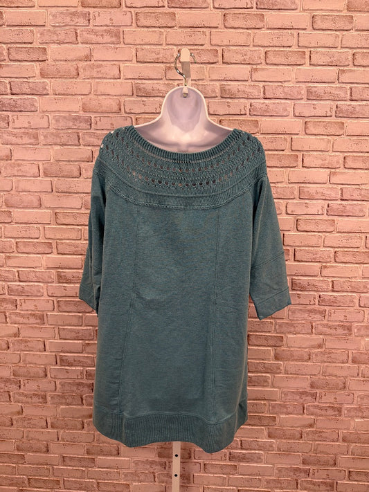 Soft Surroundings Shirt, Teal, Large, Used - Good
