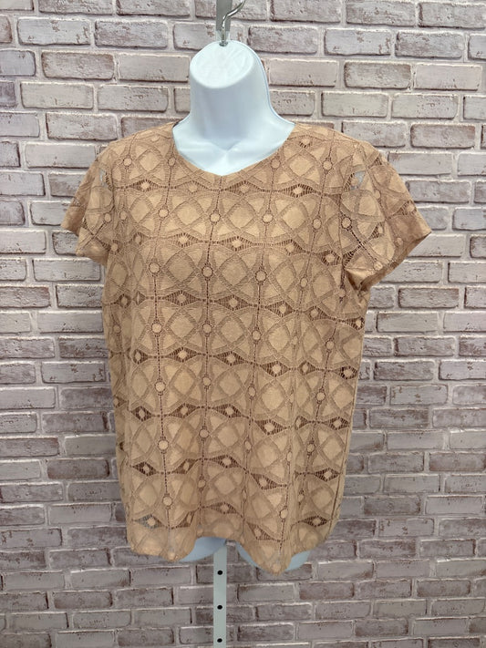 J.Jill Tee shirt, Nude, Small, Used - Good