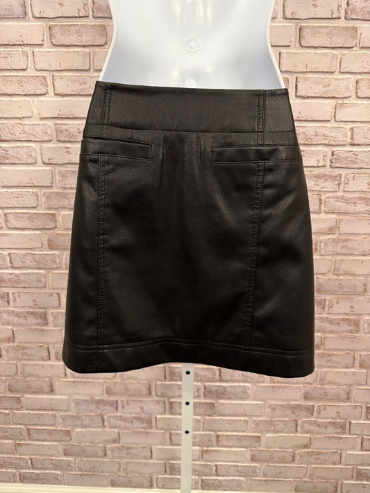 Treasure & bond faux leather Skirt, Black, Medium, Used - Good