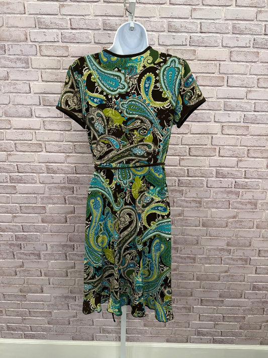 Apt 9 Dress, green/brown multi, Medium, Used - Good