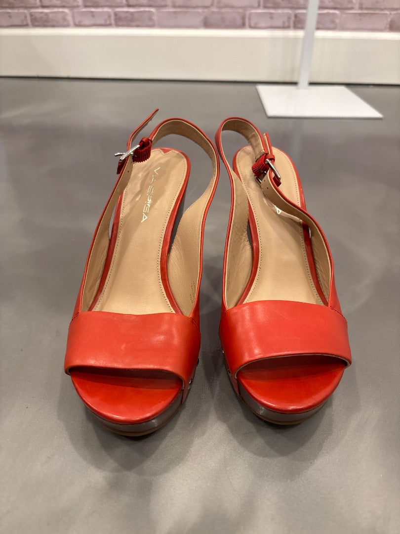 Via Spiga Heels, Red/brown, 85, Like New