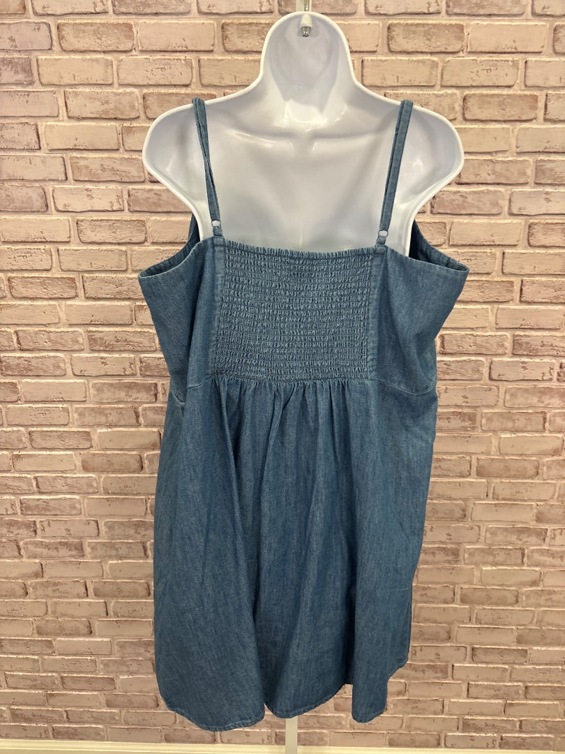 Old Navy Dress, Denim, XXL, Used - Good