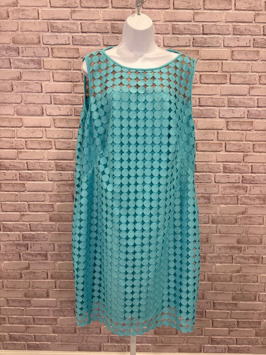 Lauren by Ralph Lauren Dress, Turquoise, 18W, Used - Good
