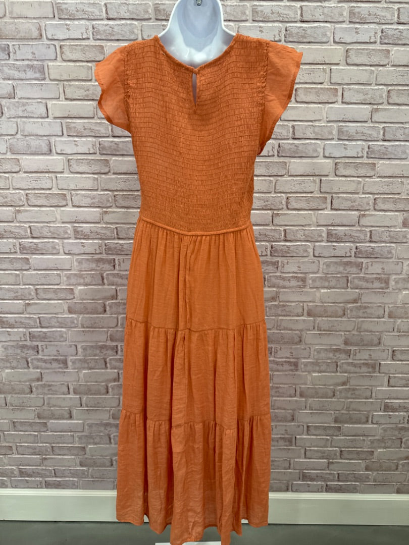 By The River Dress, Orange, Medium, Used - Good