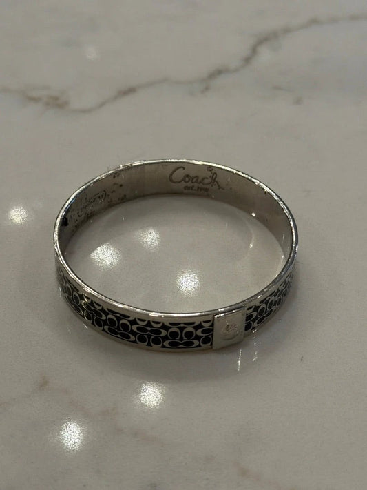 Coach Jewelry - Other – Coach Bangle, Black/silver, One Size, Used - Good