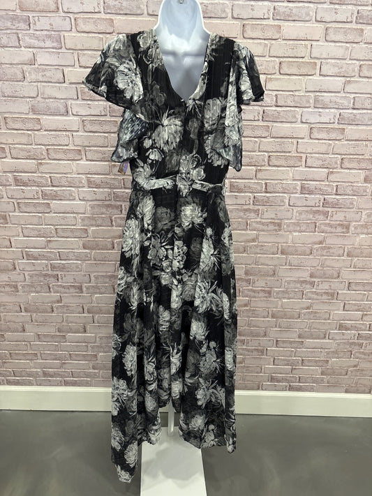 Nightway Dress, Black/white, Medium, New With Tags