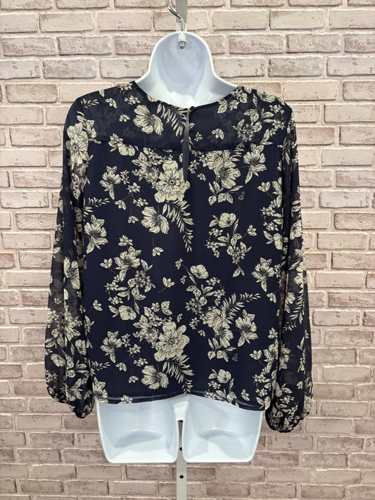 Lucky Brand Shirt, Navy/white, Medium, Used - Good