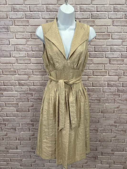 Maggy London Dress, Gold, 10, Used - Good