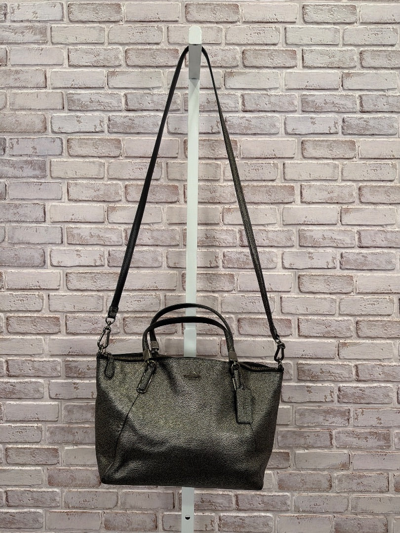 Coach Handbag, Silver, One Size, Used - Good