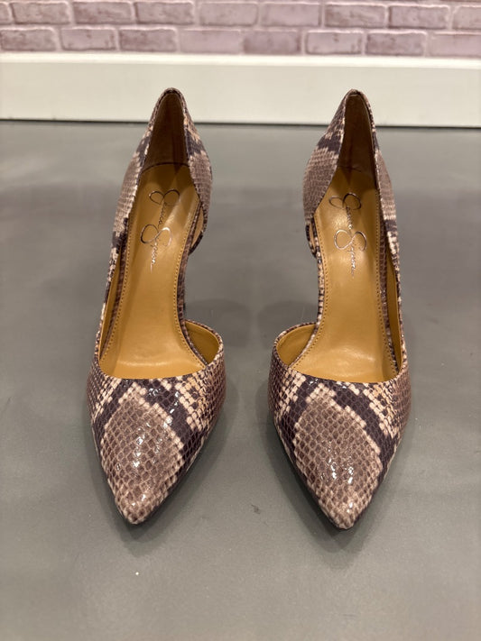 Jessica Simpson Heels, Snakeskin, 8.5, Used - Good