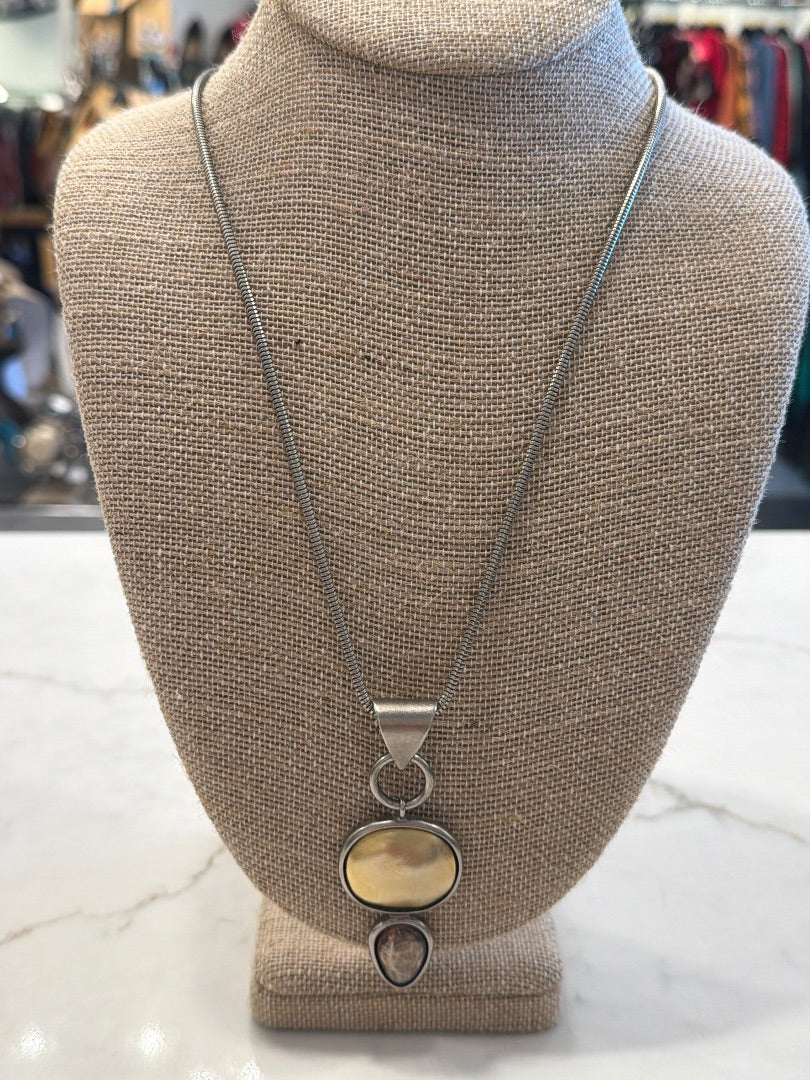 Norma Jean Necklace, Silver multi, One Size, Used - Excellent