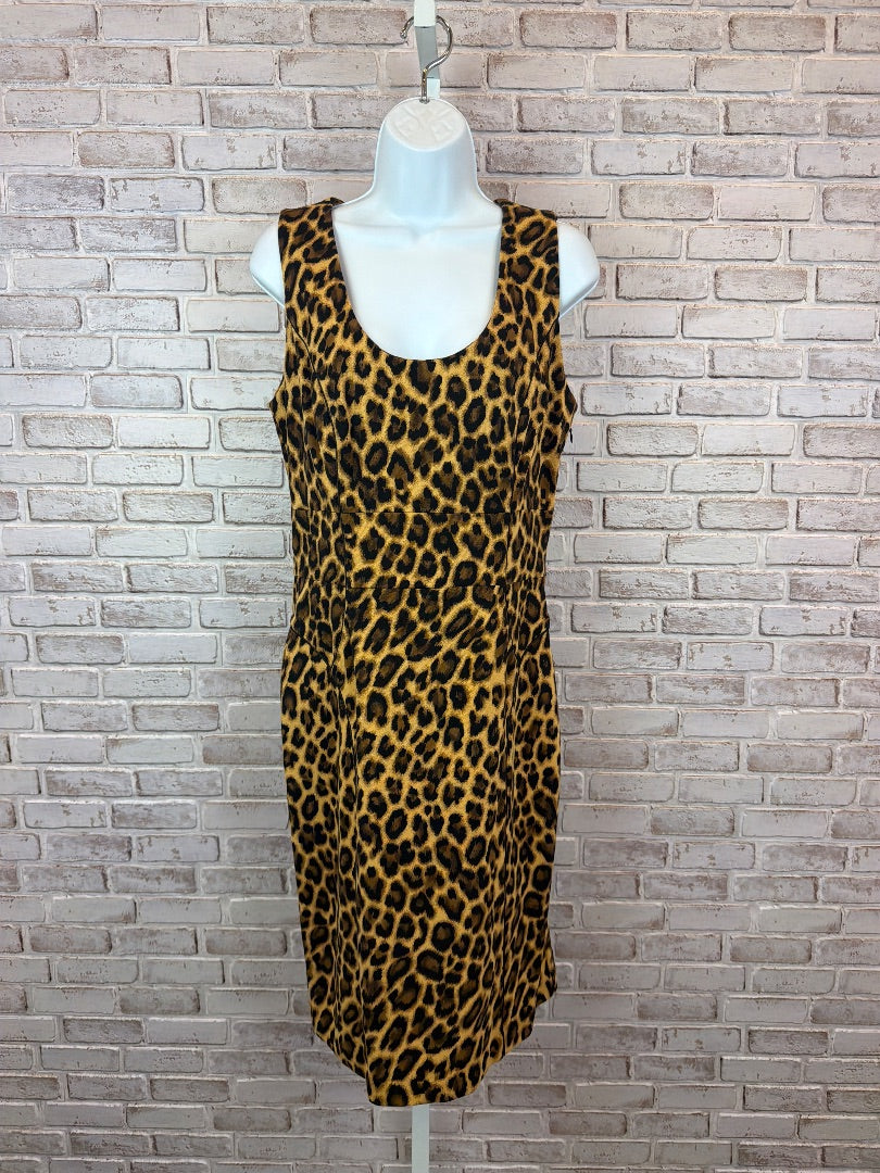 WDNY Dress, Leopard, 10, Used - Good