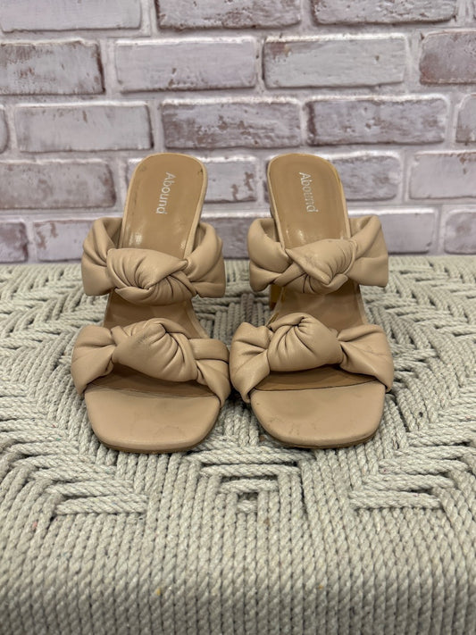 Abound Heels, Nude, 6.5, Used - Good