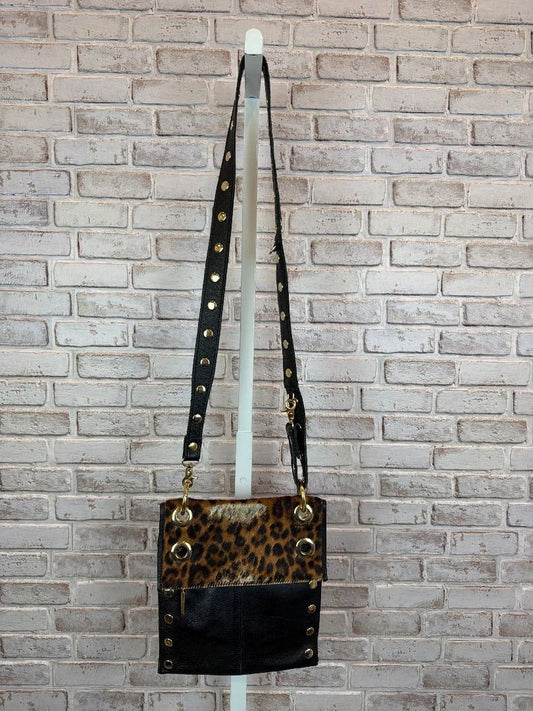 Hammitt Bag - Crossbody – Hammitt Crossbody, Black/leopard, One Size, Used - Fair