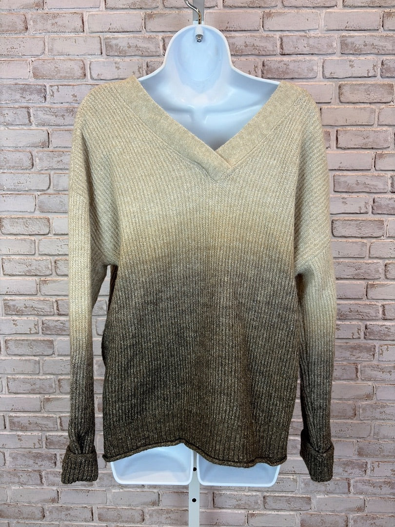 Charlie B Cardigan, Beige/grey, Large, Used - Good