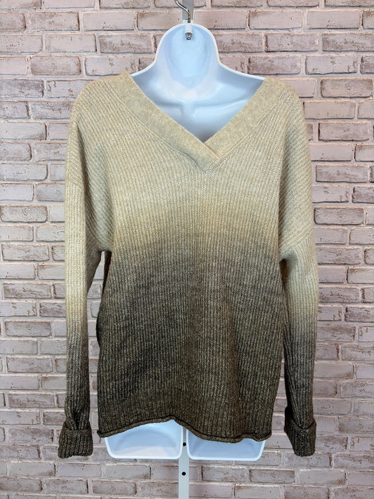 Charlie B Cardigan, Beige/grey, Large, Used - Good