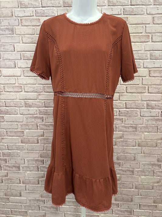 Moon River Dress, Rust, Large, Used - Good