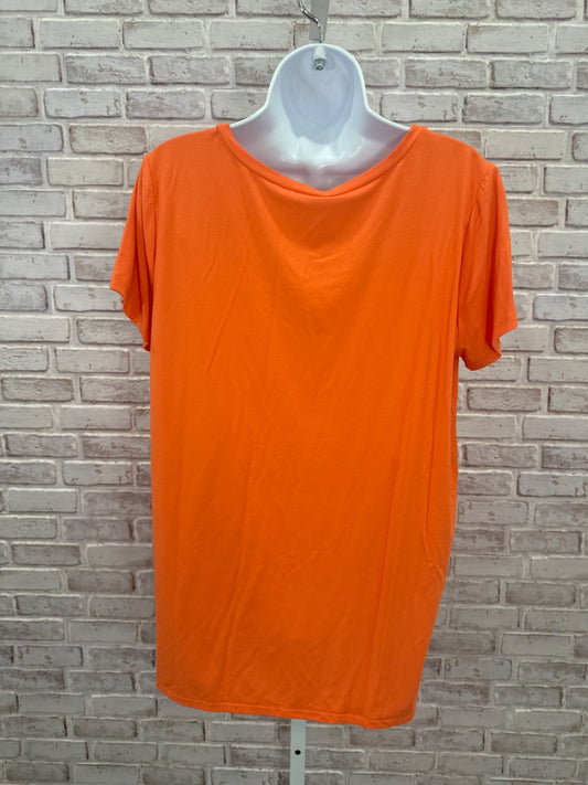 Grace & Lace Tee shirt, Orange, Large, New With Tags