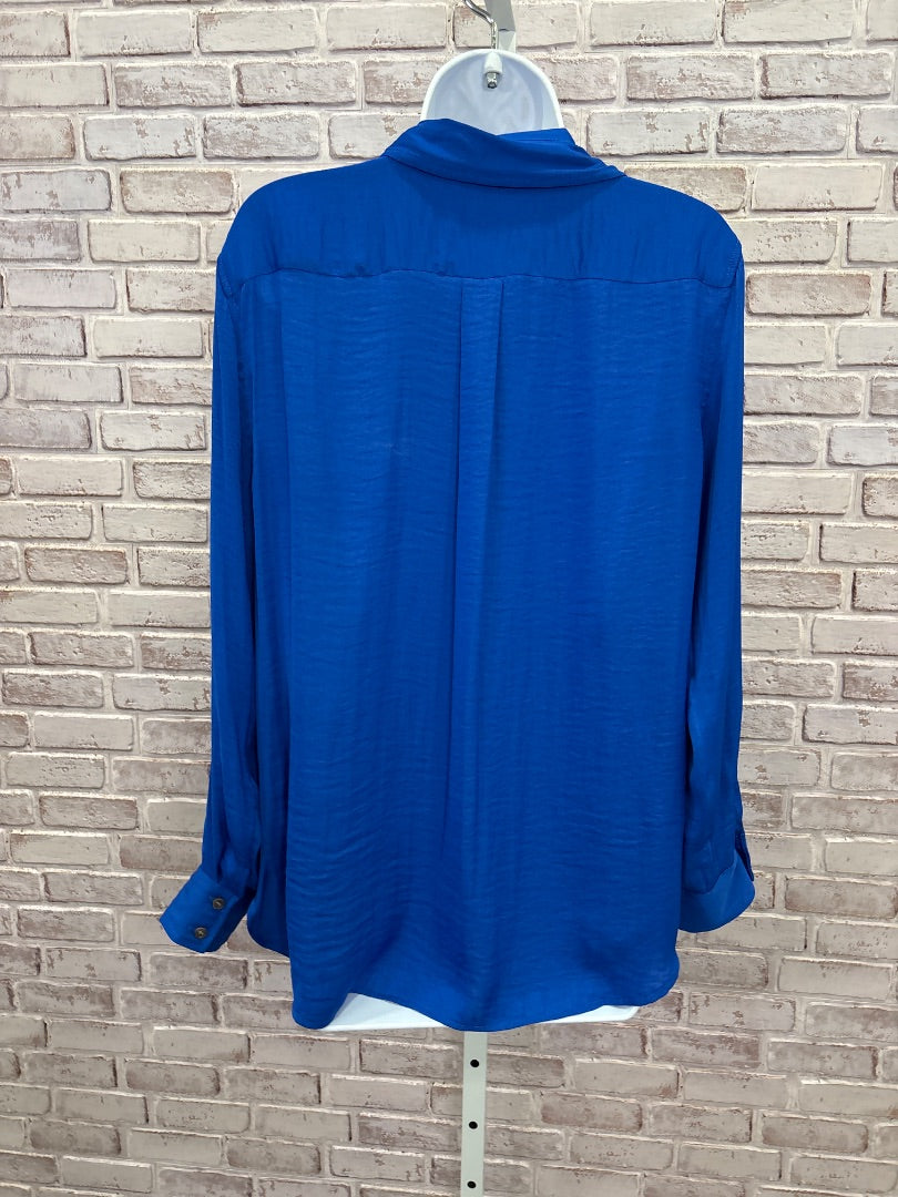 Vince Camuto Shirt, Blue, Small, Used - Good