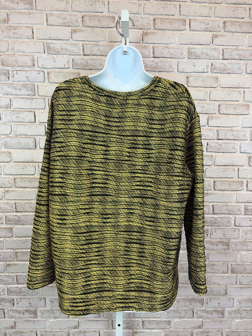 Christopher Calvin Shirt, Yellow/black, Large, Used - Good