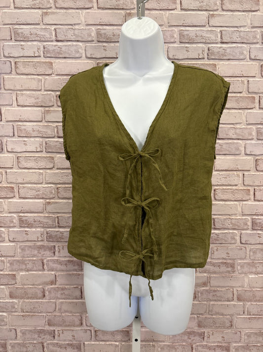 Cynthia Rowley Shirt, Green, Small, Used - Good