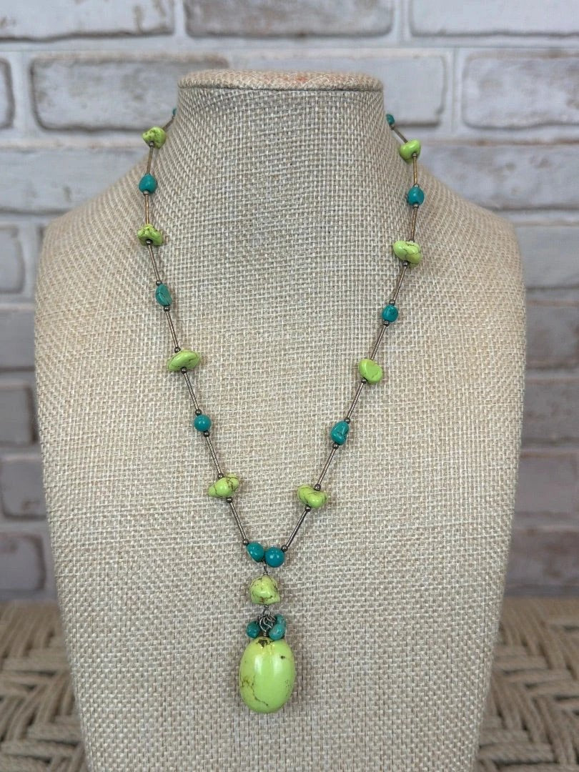 Various Jewelry - Necklace – Various Necklace, Turquoise/green, One Size, Used - Excellent