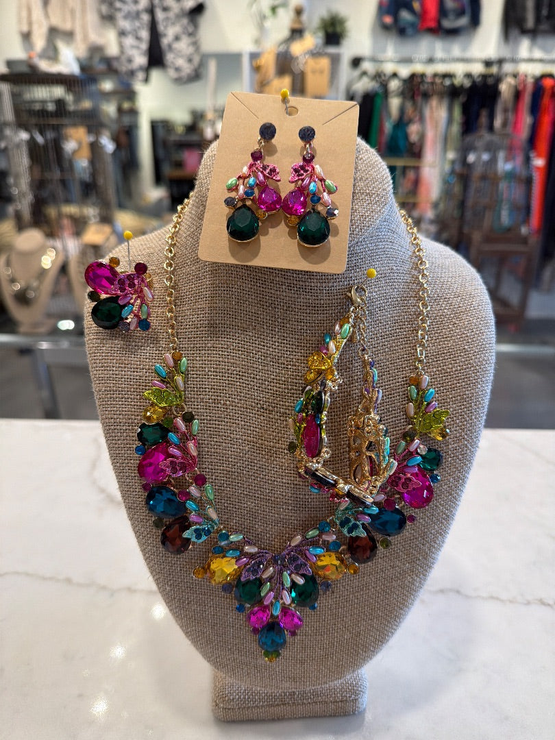 Various Matching Jewelry Set, Multi, 8, Used - Good