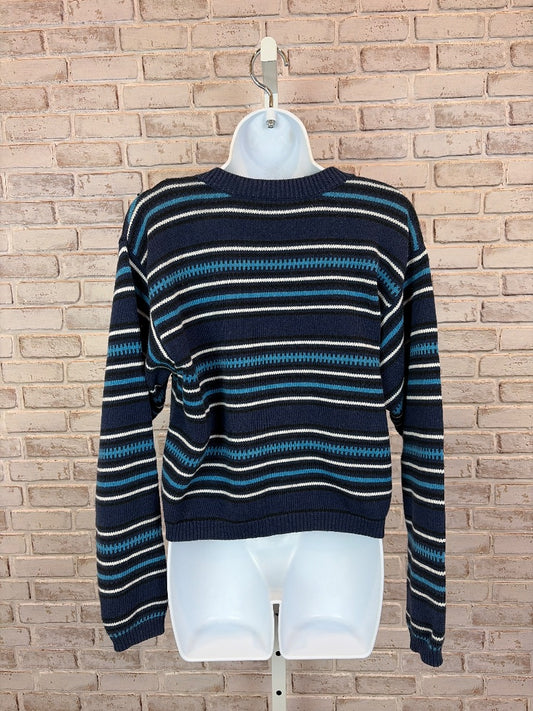 Lizwear Cardigan, Blue multi, Small, Used - Good