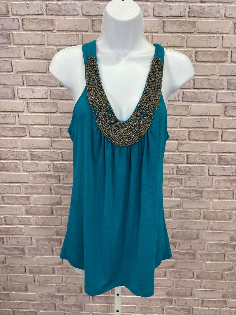 Various Tank top, Teal, Large, Used - Good
