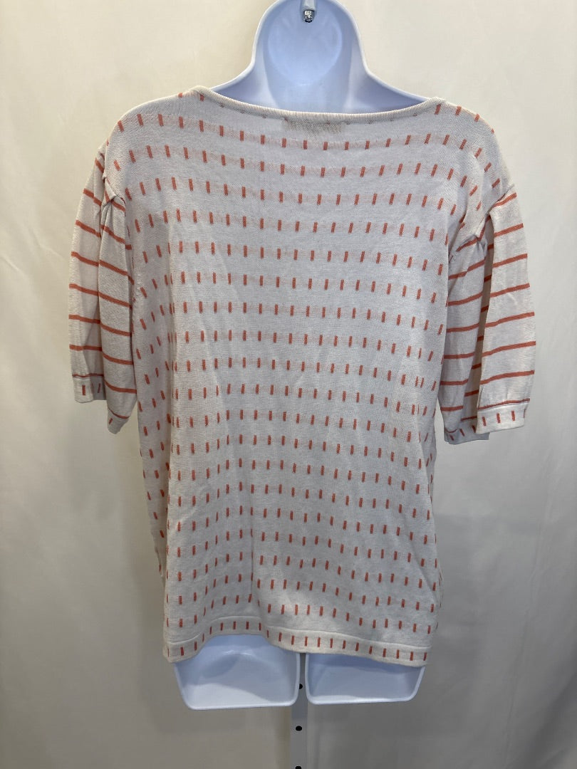 Down East Shirt, Cream/coral, XXL, Used - Excellent