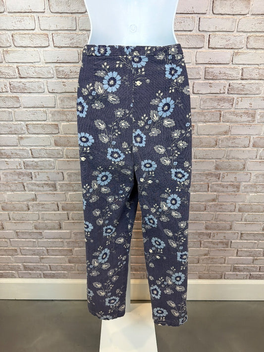 Ann Taylor Loft Pants, Blue multi, 12, Used - Good