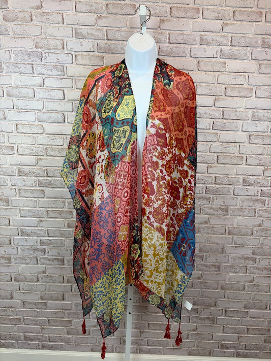 Moss Rose Duster, Multi, One Size, Used - Good