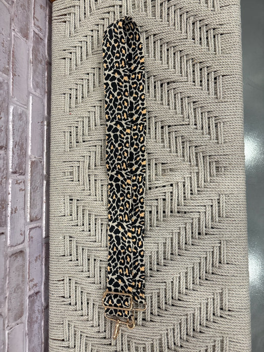 Various Purse strap, Leopard, One Size, Used - Good