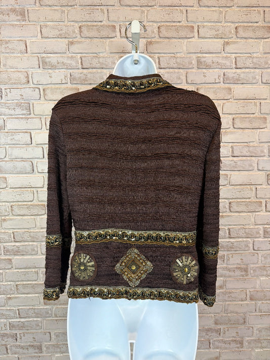 Alberto Makali Jacket, Brown multi, Medium, Used - Good