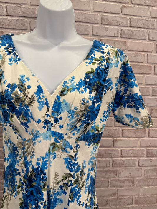 RetroSpec’d Wendy Wisteria Clothing Dress, Blue/white floral, 8, Used - Good