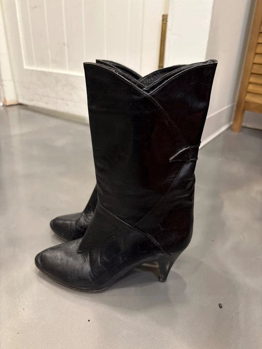 Various Shoes - Boots – Various Boots, Black, 9