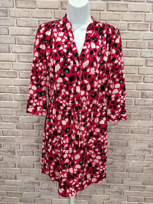 Diane Von Furstenberg Dress, Pink multi, 4, Used - Good