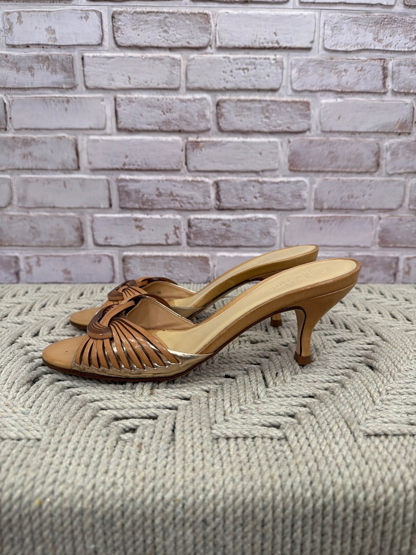 Cole Haan Heels, Tan multi, 7, Used - Good
