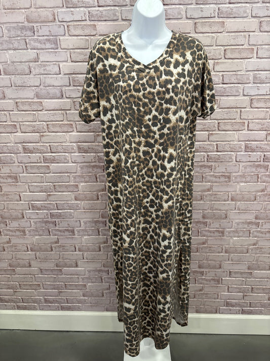 Various Dress, Leopard, Medium, Used - Good