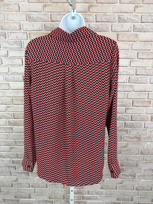 Halogen Shirt, blue/red/white, Small, Used - Good