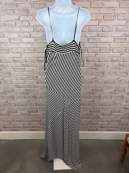 Mossimo Dress, Black/white stripes, XL, New With Tags