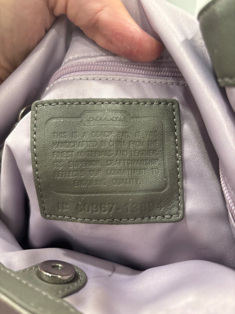 Coach Handbag, Grey, One Size, Used - Good